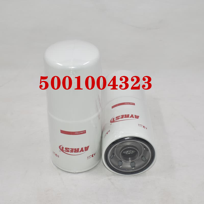 5001004323 Renault Oil Filter with dimensions