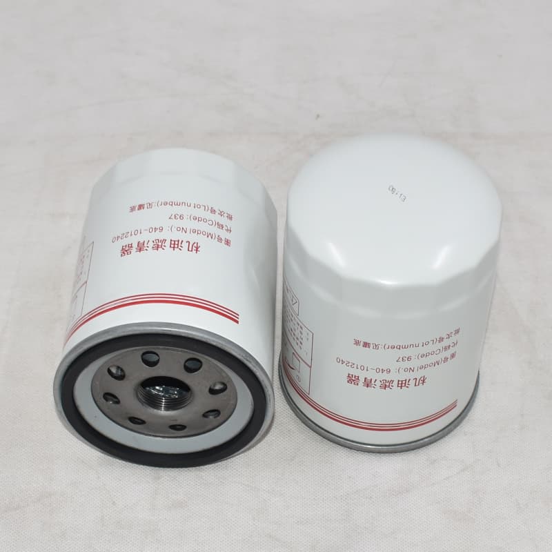 Yuchai 640-1012240 Oil Filter with detailed dimensions