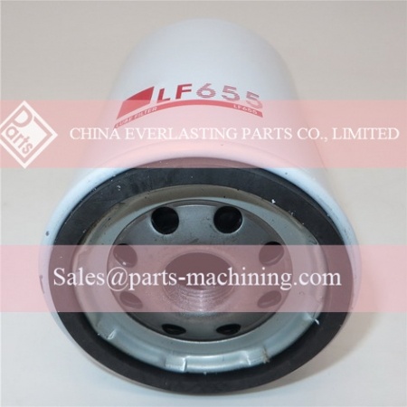 กรองน้ำมันfleetguard LF655 หลังกรองตลาด