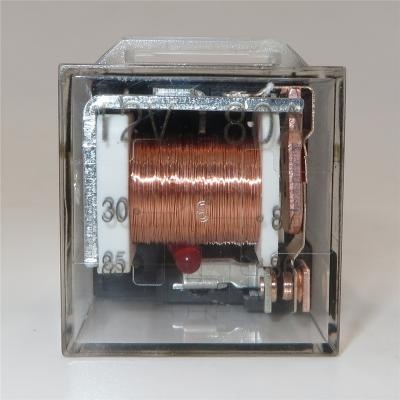 รีเลย์ชิ้นส่วนยานยนต์ทั่วไป 12V 80A 4 พินพร้อมหลอดไฟ
