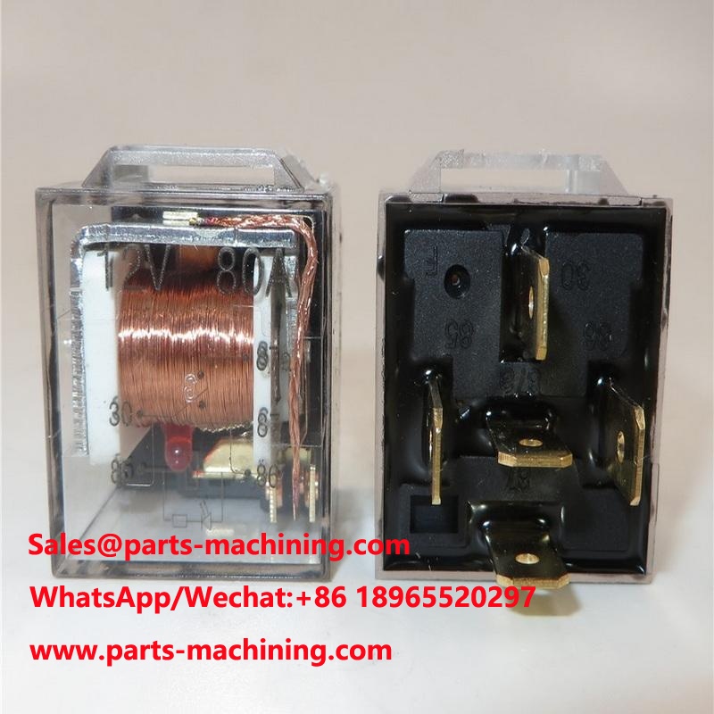รีเลย์ยานยนต์ทั่วไป 12V 24A 80A 5 ขาพร้อมหลอดไฟ
