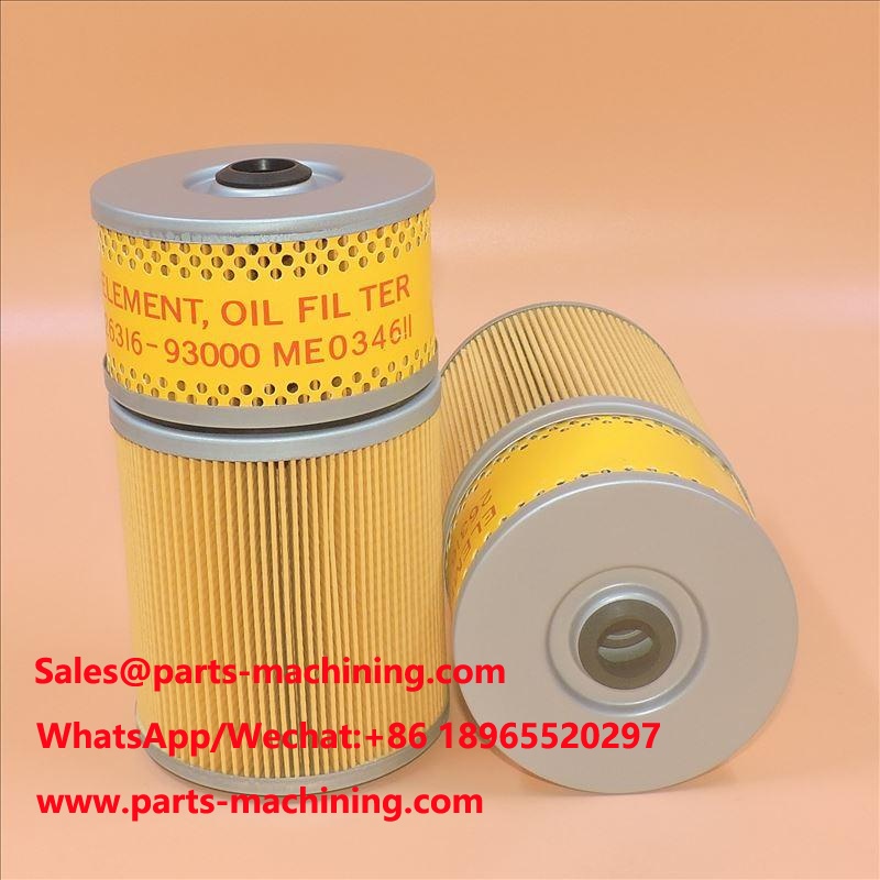 ตัวกรองน้ำมันเครื่องของ Mitsubishi ME034611 P550378 P249 O-1006
