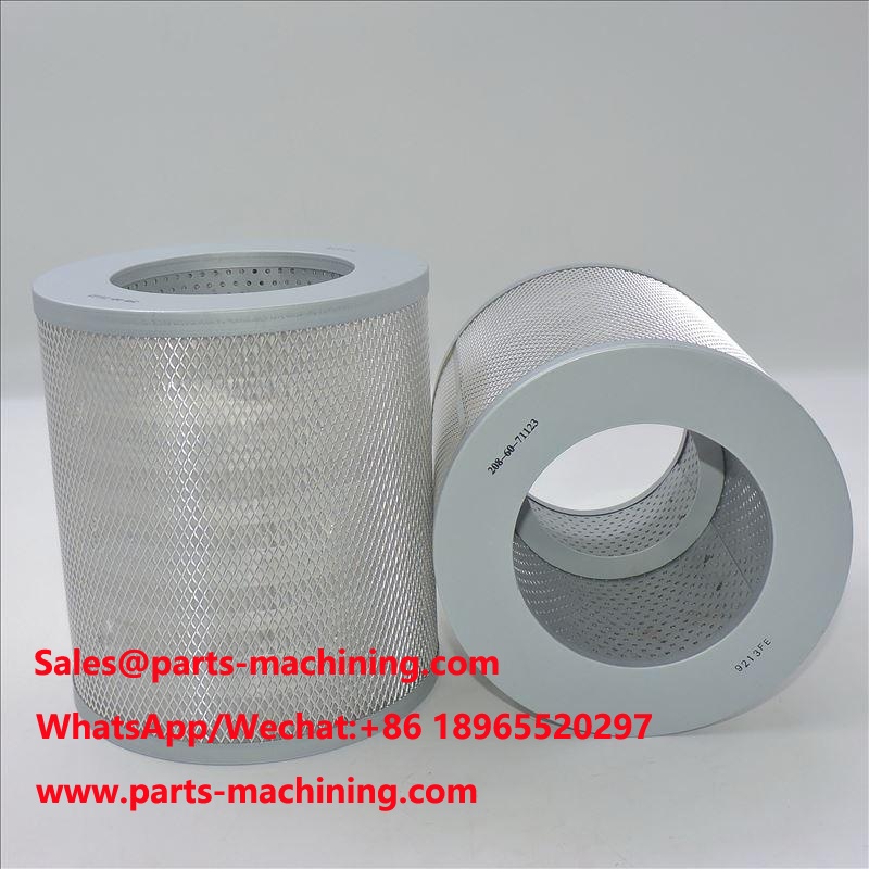 ตัวกรองไฮดรอลิก 208-60-71123 P502443 HF35374 สำหรับรถขุด KOMATSU
