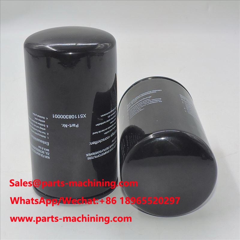 ตัวกรองเชื้อเพลิง X51108300001 SN70355 FC-79560 สำหรับ MTU 10V2000M72