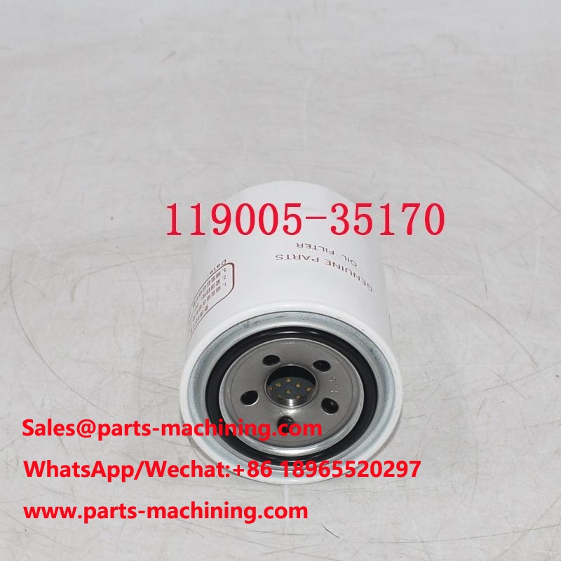 119005-35170 กรองน้ำมันเครื่อง 11900535170 อะไหล่รถขุด