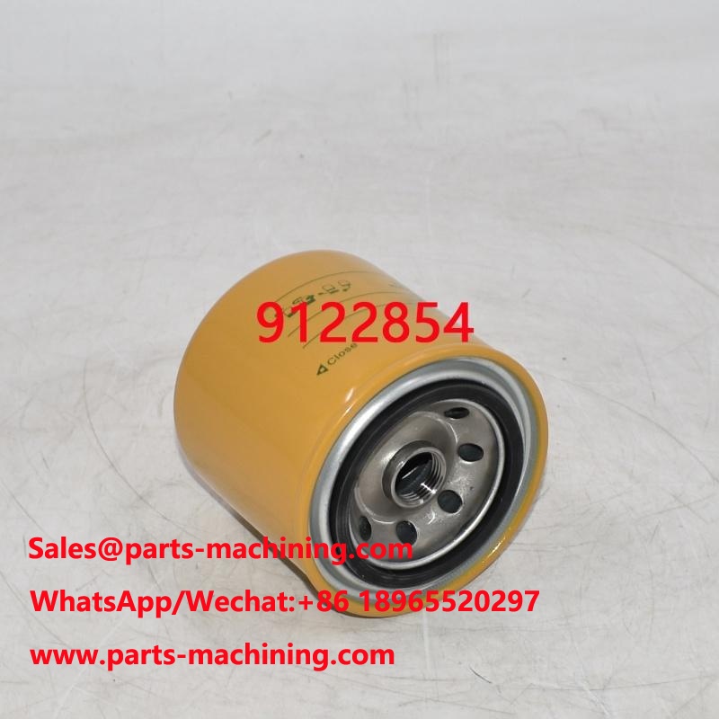 9122854 กรองน้ำมันเครื่อง H10W03 สำหรับรถตักแบคโฮ