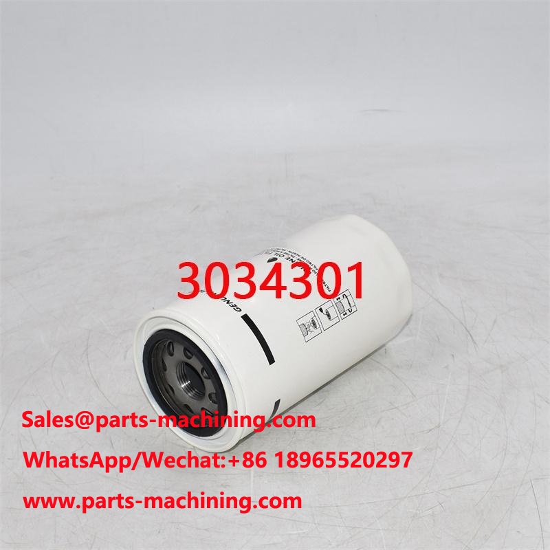 3034301 อะไหล่ชุดเครื่องกำเนิดไฟฟ้ากรองน้ำมันเครื่อง