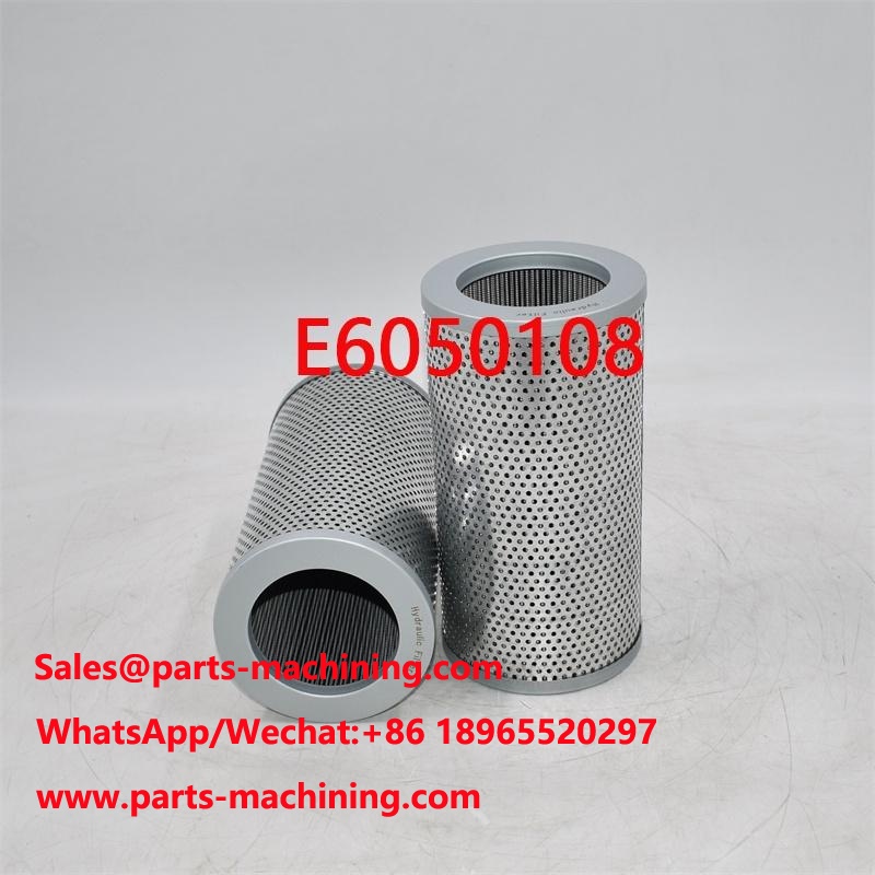 E6050108 ตัวกรองไฮดรอลิกสำหรับชิ้นส่วนรถขุดขนาดเล็ก