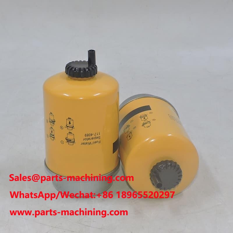 117-4089 1174089 ชิ้นส่วนเครื่องยนต์เครื่องแยกไส้กรองน้ำมันเชื้อเพลิงสำหรับ CAT E320